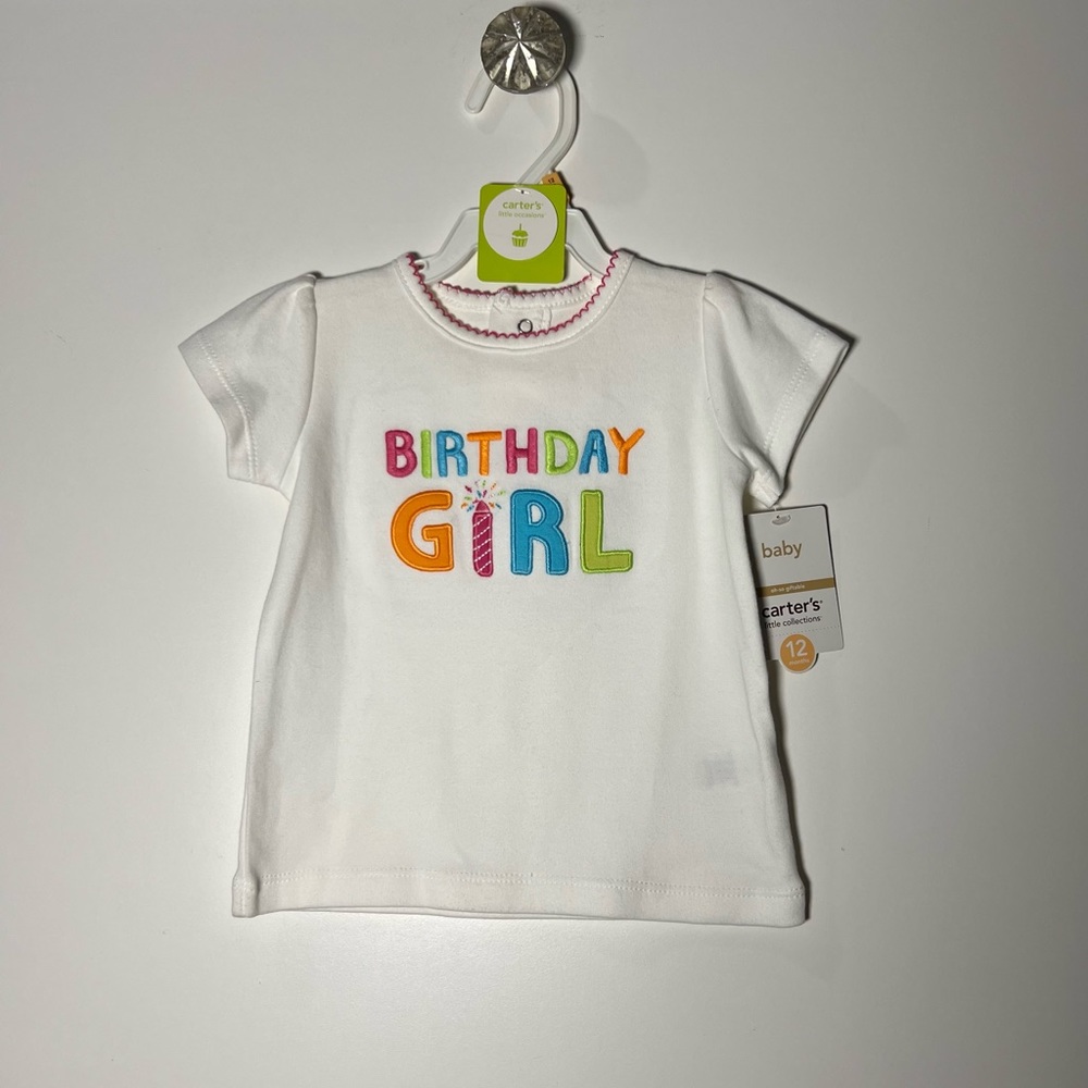 CARTER’S BIRTHDAY GIRL TOP FOR 12 MONTHS OLD GIRLS